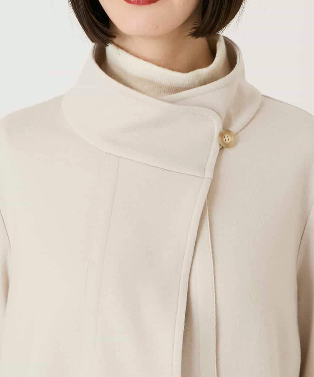 RLTAF01380 HIROKO BIS GRANDE(ヒロコ ビス グランデ) 【先行予約/大きいサイズ】スムースウールコンパクトジャケット アイボリー