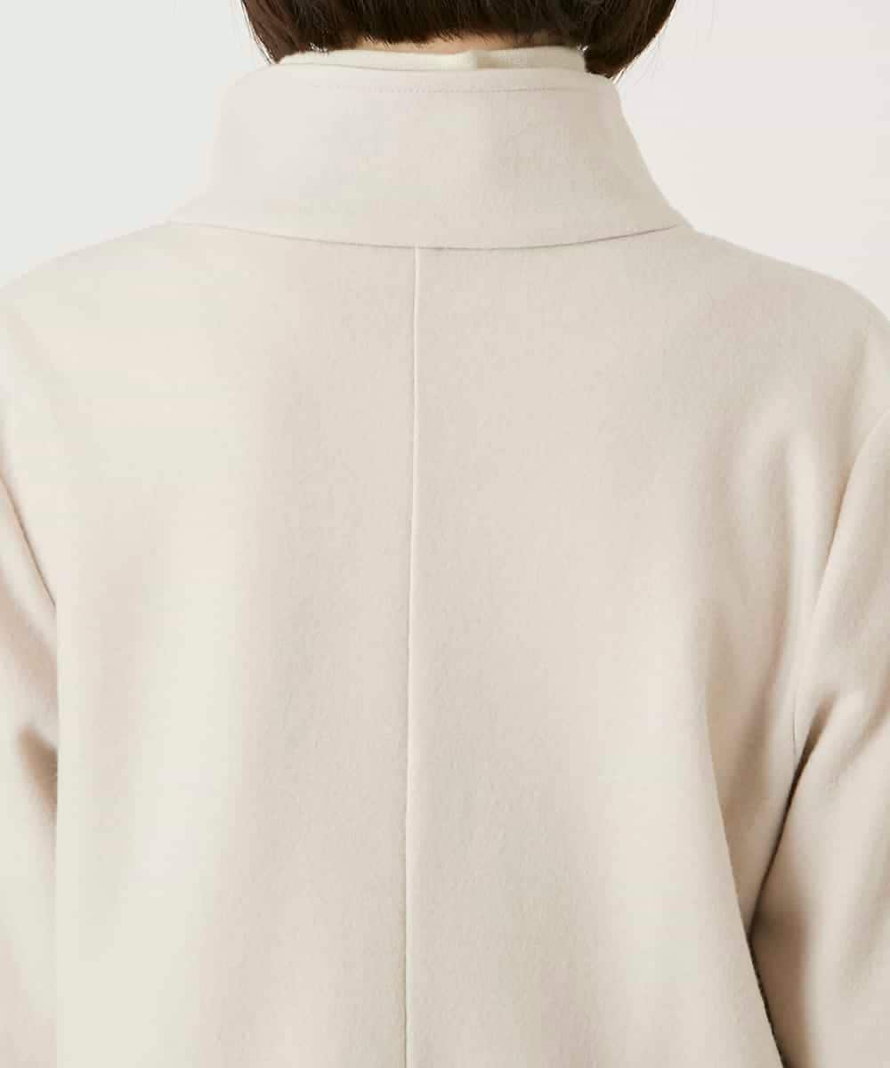 RLTAF01380 HIROKO BIS GRANDE(ヒロコ ビス グランデ) 【先行予約/大きいサイズ】スムースウールコンパクトジャケット アイボリー