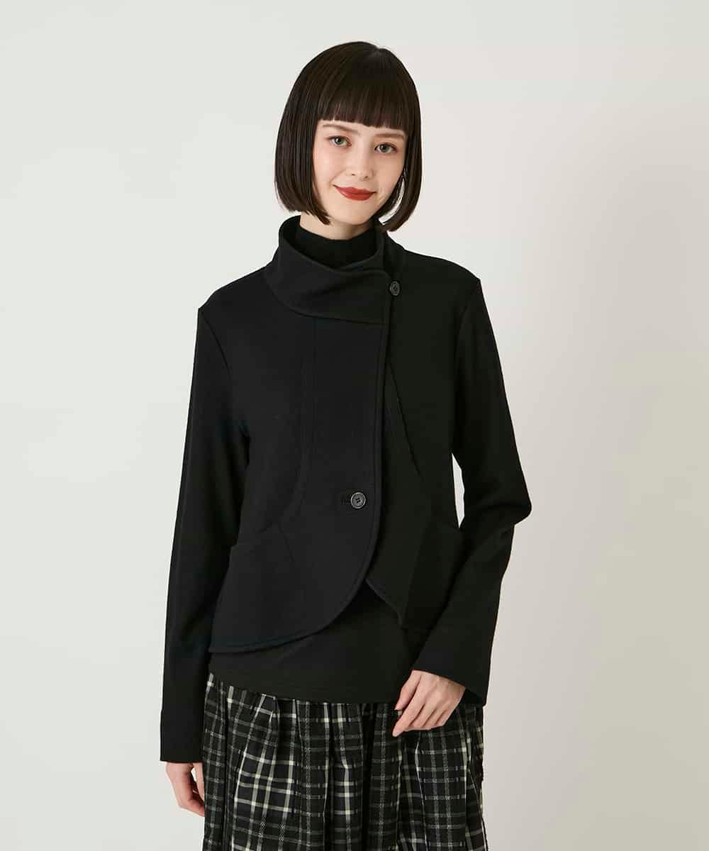 RLTAF01380 HIROKO BIS GRANDE(ヒロコ ビス グランデ) 【先行予約/大きいサイズ】スムースウールコンパクトジャケット アイボリー