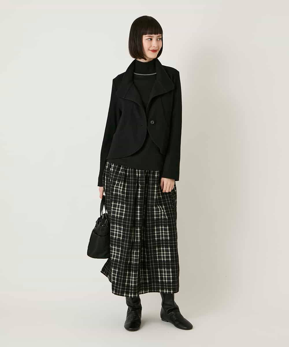 RLTAF01380 HIROKO BIS GRANDE(ヒロコ ビス グランデ) 【先行予約/大きいサイズ】スムースウールコンパクトジャケット アイボリー