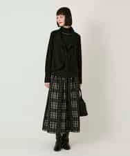 RLTAF01380 HIROKO BIS GRANDE(ヒロコ ビス グランデ) 【先行予約/大きいサイズ】スムースウールコンパクトジャケット アイボリー