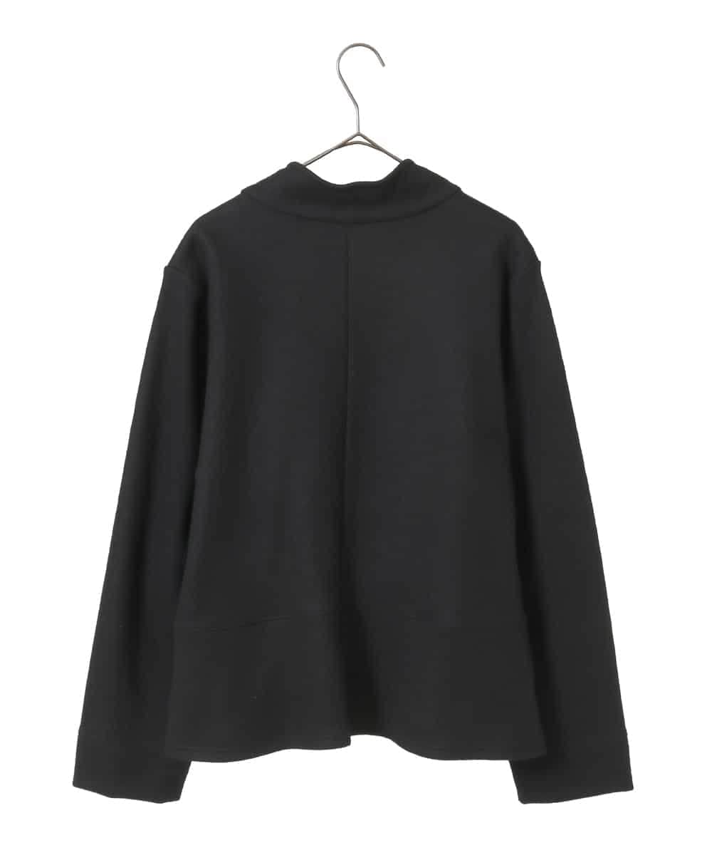 RLTAF01380 HIROKO BIS GRANDE(ヒロコ ビス グランデ) 【大きいサイズ】スムースウールコンパクトジャケット ブラック