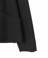 RLTAF01380 HIROKO BIS GRANDE(ヒロコ ビス グランデ) 【大きいサイズ】スムースウールコンパクトジャケット ブラック