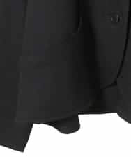 RLTAF01380 HIROKO BIS GRANDE(ヒロコ ビス グランデ) 【大きいサイズ】スムースウールコンパクトジャケット ブラック