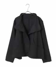 RLTAF01380 HIROKO BIS GRANDE(ヒロコ ビス グランデ) 【大きいサイズ】スムースウールコンパクトジャケット ブラック