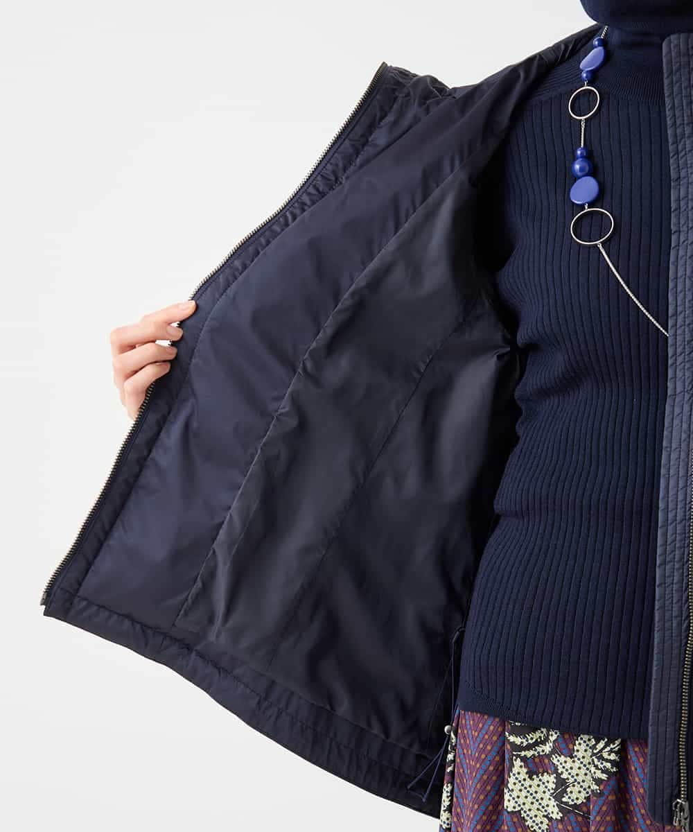 【即完売品】美品 希少 ブラックレーベル ブルゾン デカロゴ ネイビー L THREE FIFTY STANDARD × MARI NAGASAKA ブルゾン〈ネイビー