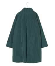 RLUAD01560 HIROKO BIS GRANDE(ヒロコ ビス グランデ) 【大きいサイズ】メモリータフタフリルカラーコート グリーン