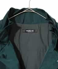 RLUAD01560 HIROKO BIS GRANDE(ヒロコ ビス グランデ) 【大きいサイズ】メモリータフタフリルカラーコート グリーン