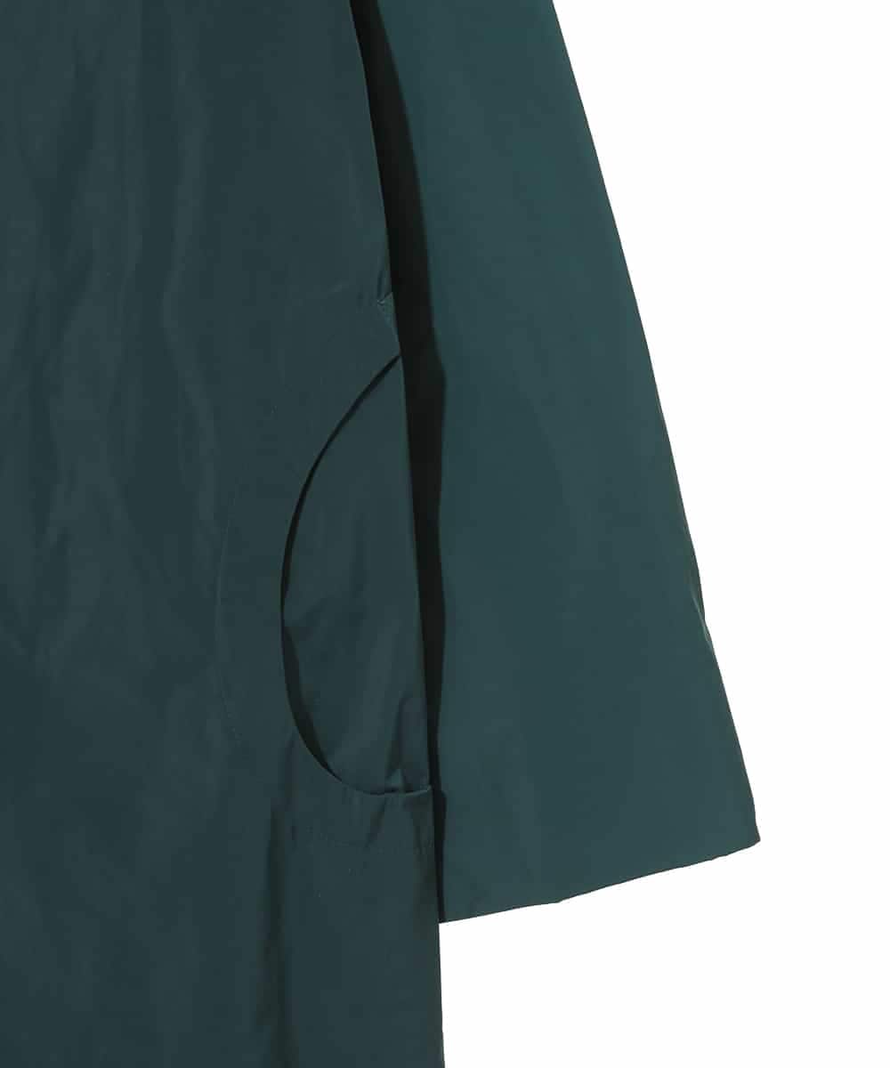 RLUAD01560 HIROKO BIS GRANDE(ヒロコ ビス グランデ) 【大きいサイズ】メモリータフタフリルカラーコート グリーン