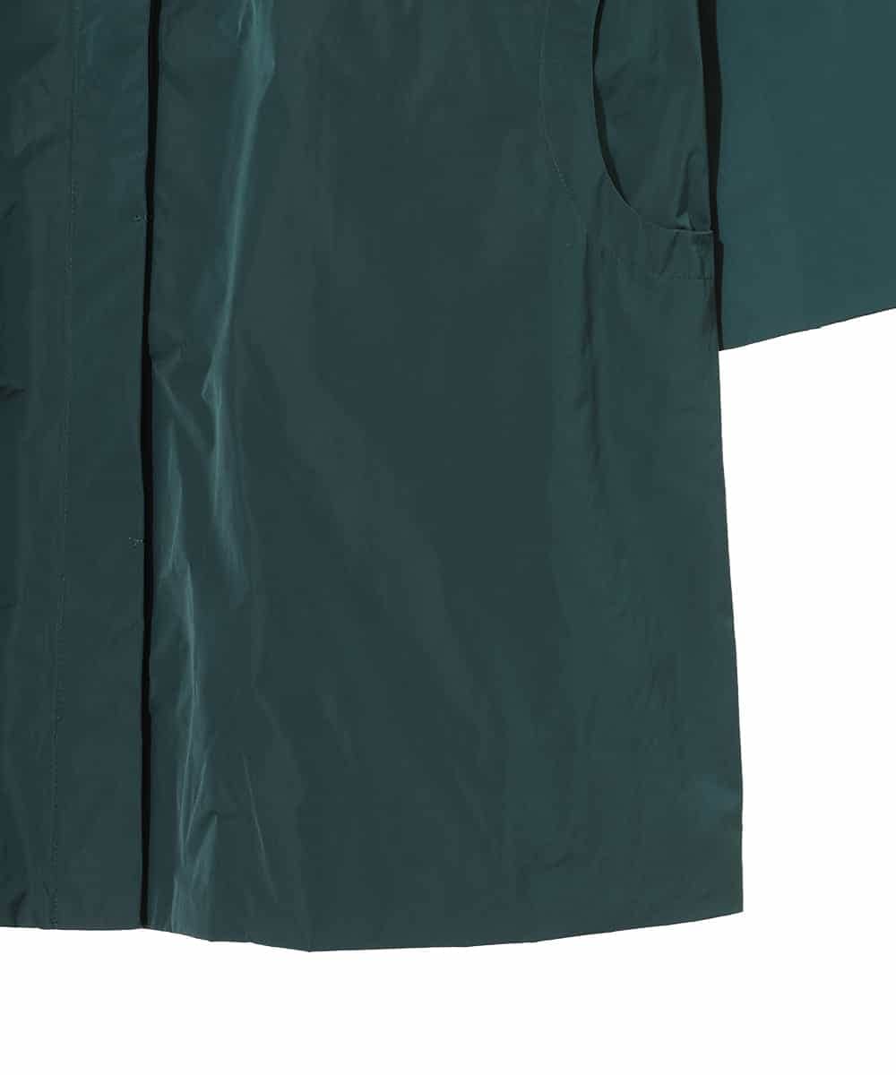 RLUAD01560 HIROKO BIS GRANDE(ヒロコ ビス グランデ) 【大きいサイズ】メモリータフタフリルカラーコート グリーン