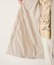 RLUAD56650 HIROKO BIS GRANDE(ヒロコ ビス グランデ) ロング丈フーディーダウンコート ベージュ