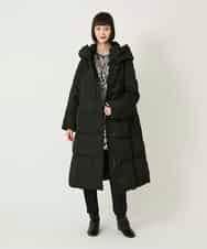 RLUAD56650 HIROKO BIS GRANDE(ヒロコ ビス グランデ) ロング丈フーディーダウンコート ベージュ