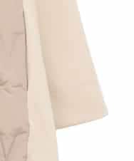 RLUAE05450 HIROKO BIS GRANDE(ヒロコ ビス グランデ) 圧着キルトジョイントデザインコート ベージュ