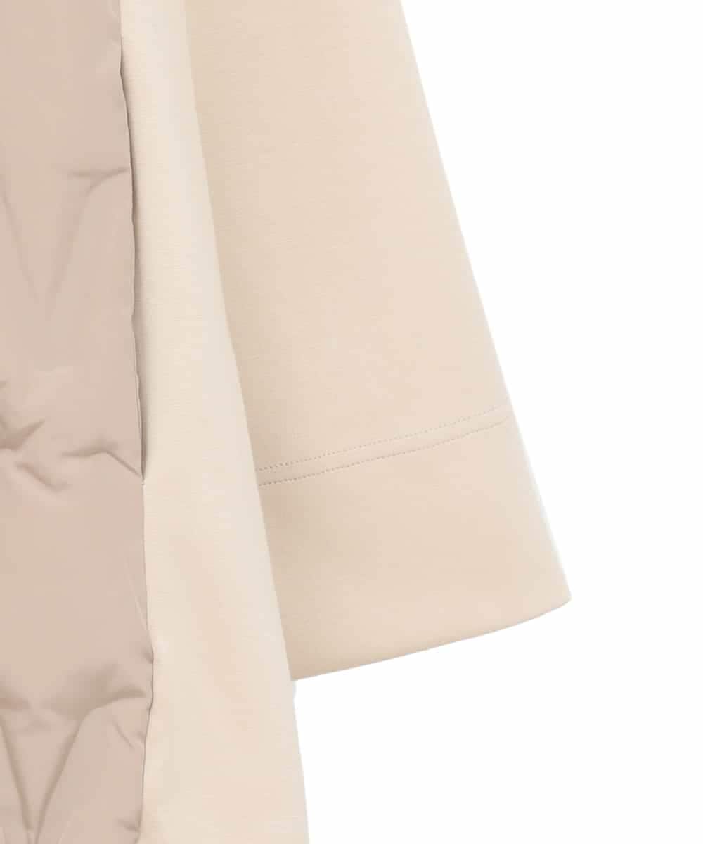 RLUAE05450 HIROKO BIS GRANDE(ヒロコ ビス グランデ) 圧着キルトジョイントデザインコート ベージュ