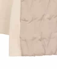 RLUAE05450 HIROKO BIS GRANDE(ヒロコ ビス グランデ) 圧着キルトジョイントデザインコート ベージュ