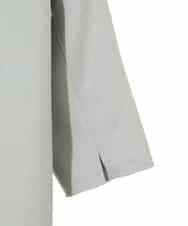 RLUAE10650 HIROKO BIS GRANDE(ヒロコ ビス グランデ) 【大きいサイズ】スタンドカラーリバージャージーコート グリーン