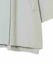 RLUAE10650 HIROKO BIS GRANDE(ヒロコ ビス グランデ) 【大きいサイズ】スタンドカラーリバージャージーコート グリーン