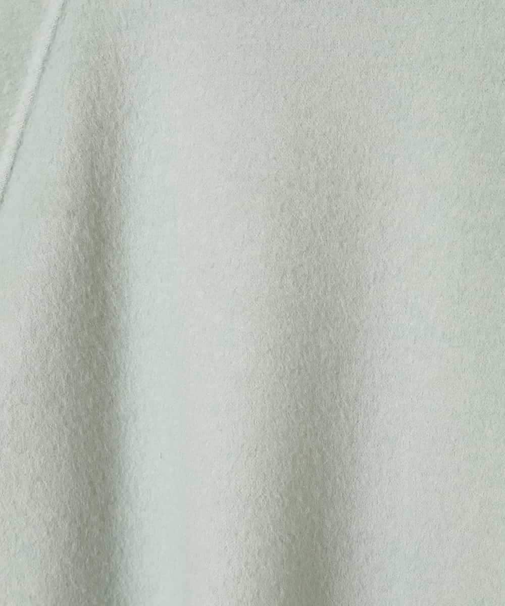 RLUAE10650 HIROKO BIS GRANDE(ヒロコ ビス グランデ) 【大きいサイズ】スタンドカラーリバージャージーコート グリーン