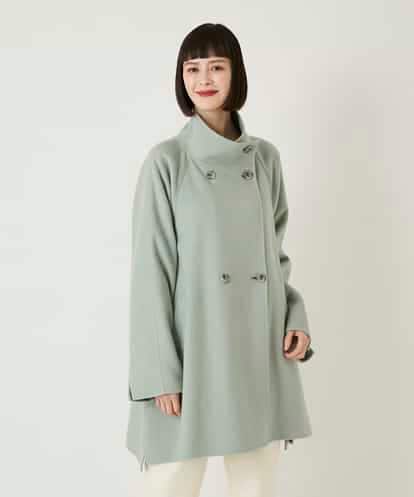 RLUAE10650  スタンドカラーリバージャージーコート