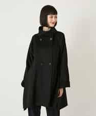 RLUAE10650 HIROKO BIS GRANDE(ヒロコ ビス グランデ) スタンドカラーリバージャージーコート グリーン