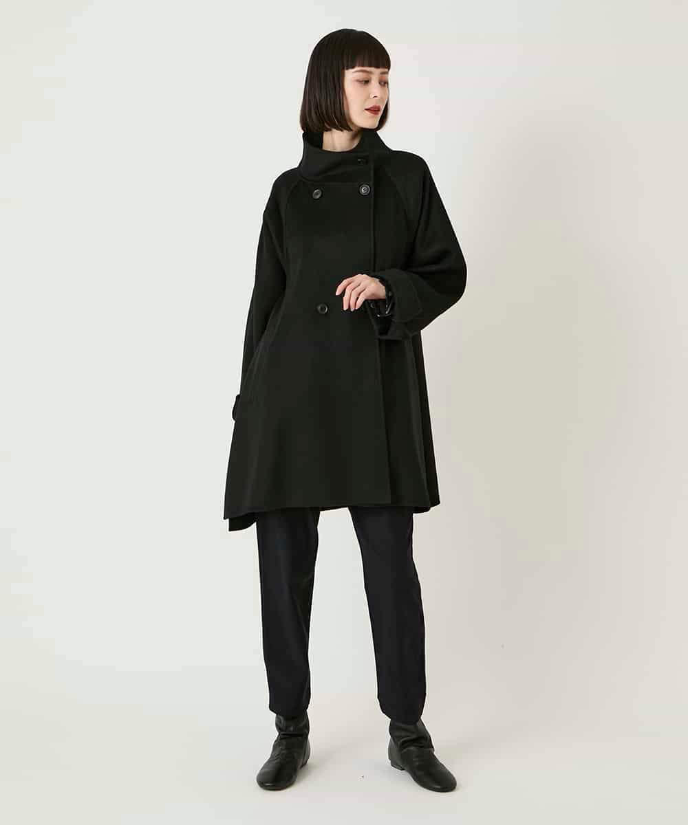 RLUAE10650 HIROKO BIS GRANDE(ヒロコ ビス グランデ) スタンドカラーリバージャージーコート グリーン