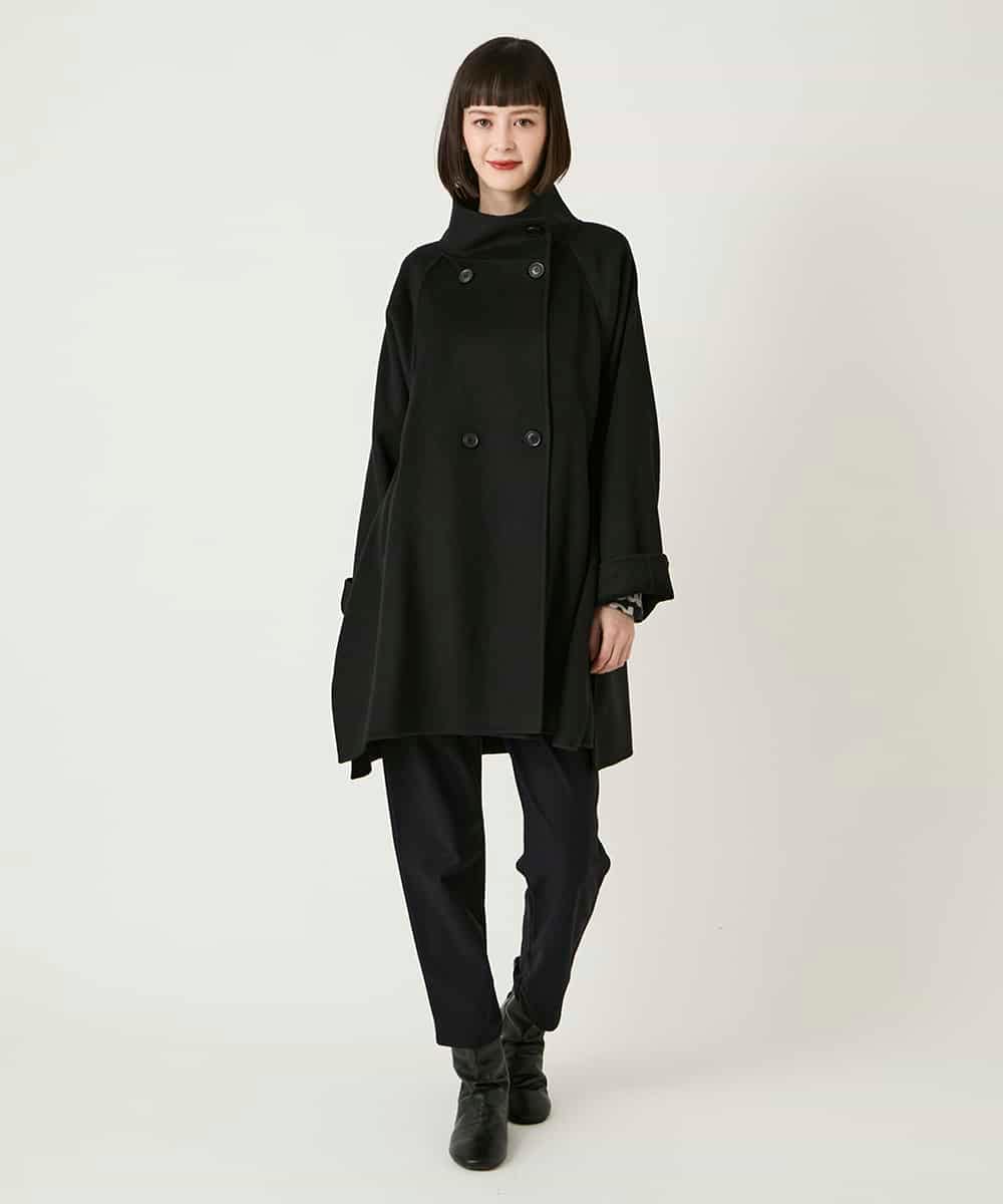 RLUAE10650 HIROKO BIS GRANDE(ヒロコ ビス グランデ) スタンドカラーリバージャージーコート グリーン