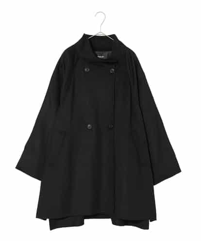 RLUAE10650 HIROKO BIS GRANDE 【大きいサイズ】スタンドカラーリバージャージーコート