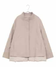 RLUAE40560 HIROKO BIS GRANDE(ヒロコ ビス グランデ) レイヤード風ツイルダウンコート ベージュ