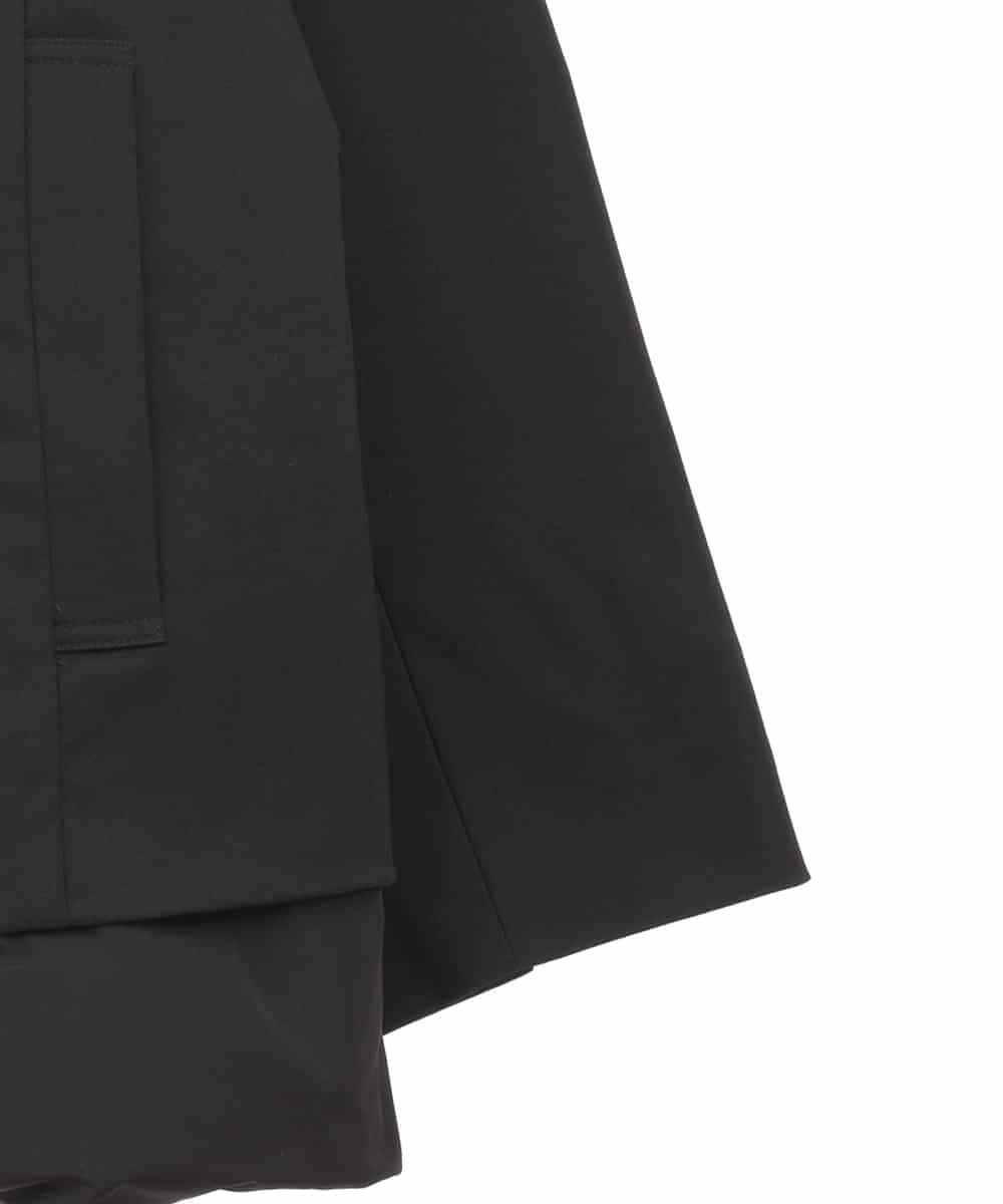 RLUAE40560 HIROKO BIS GRANDE(ヒロコ ビス グランデ) レイヤード風ツイルダウンコート ブラック