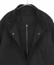 RLUAE40560 HIROKO BIS GRANDE(ヒロコ ビス グランデ) レイヤード風ツイルダウンコート ブラック