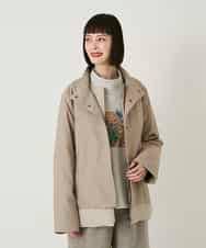 RLUAE40560 HIROKO BIS GRANDE(ヒロコ ビス グランデ) レイヤード風ツイルダウンコート ブラック