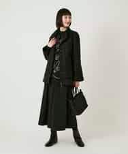 RLUAE40560 HIROKO BIS GRANDE(ヒロコ ビス グランデ) レイヤード風ツイルダウンコート ブラック