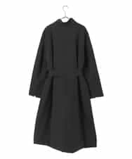 RLUAF40650 HIROKO BIS GRANDE(ヒロコ ビス グランデ) 【大きいサイズ】中綿入りロングコート ブラック