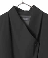 RLUAF40650 HIROKO BIS GRANDE(ヒロコ ビス グランデ) 【大きいサイズ】中綿入りロングコート ブラック