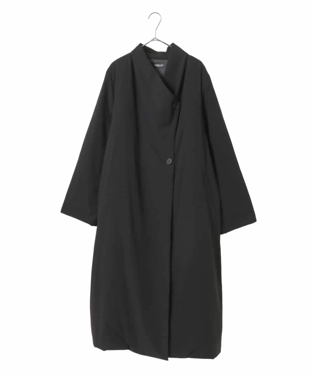 RLUAF40650 HIROKO BIS GRANDE(ヒロコ ビス グランデ) 【大きいサイズ】中綿入りロングコート ブラック