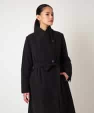 RLUAF40650 HIROKO BIS GRANDE(ヒロコ ビス グランデ) 【大きいサイズ】中綿入りロングコート ブラック