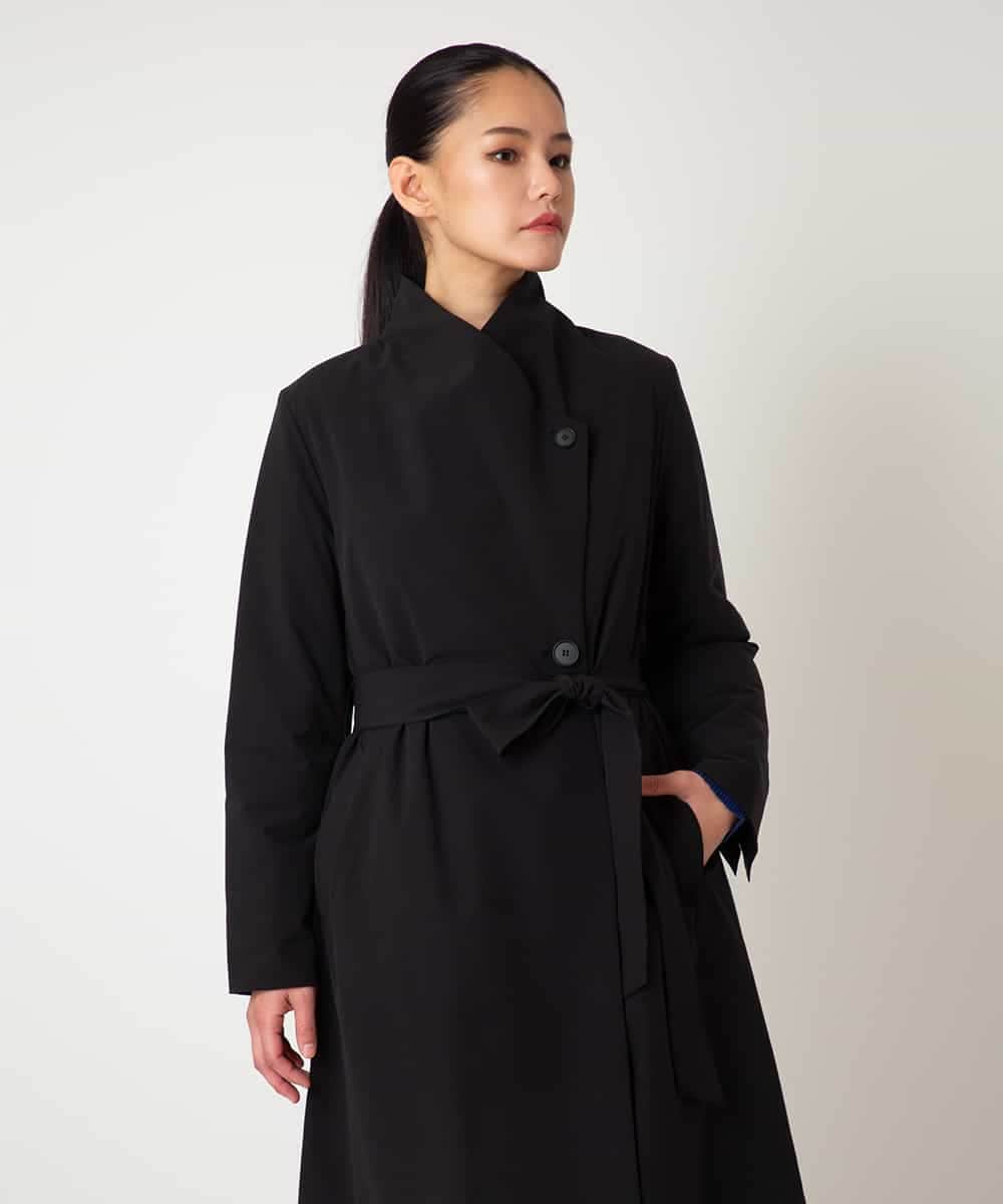 RLUAF40650 HIROKO BIS GRANDE(ヒロコ ビス グランデ) 【大きいサイズ】中綿入りロングコート ブラック