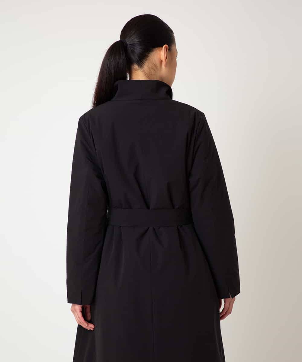 RLUAF40650 HIROKO BIS GRANDE(ヒロコ ビス グランデ) 【大きいサイズ】中綿入りロングコート ブラック