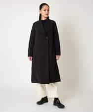 RLUAF40650 HIROKO BIS GRANDE(ヒロコ ビス グランデ) 【大きいサイズ】中綿入りロングコート ブラック