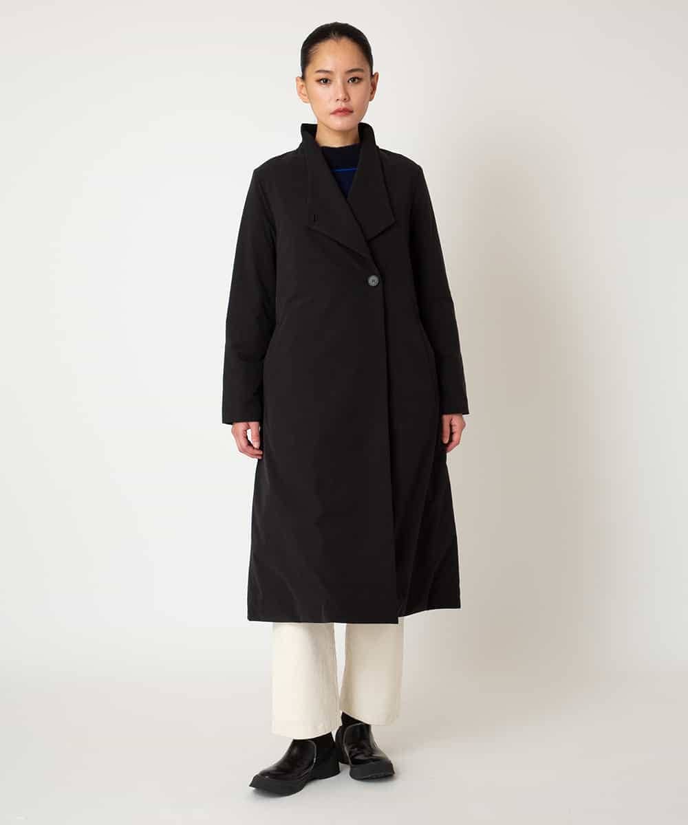 RLUAF40650 HIROKO BIS GRANDE(ヒロコ ビス グランデ) 【大きいサイズ】中綿入りロングコート ブラック