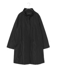RLUCD01560 HIROKO BIS GRANDE(ヒロコ ビス グランデ) 【大きいサイズ】メモリータフタフリルカラーコート ブラック