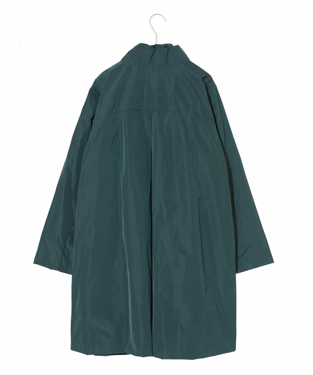 RLUCD01560 HIROKO BIS GRANDE(ヒロコ ビス グランデ) 【大きいサイズ】メモリータフタフリルカラーコート ブラウン