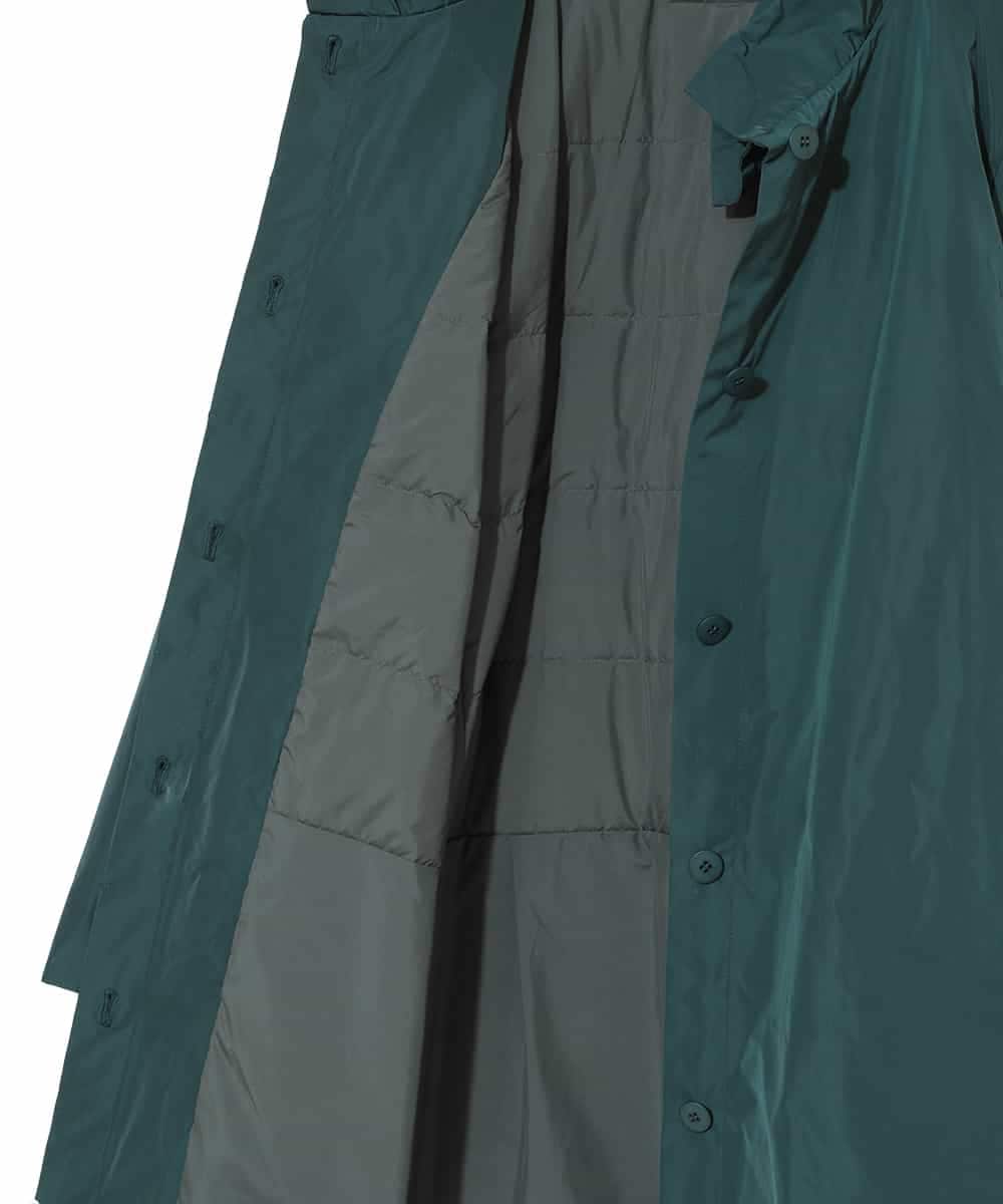 RLUCD01560 HIROKO BIS GRANDE(ヒロコ ビス グランデ) 【大きいサイズ】メモリータフタフリルカラーコート ブラウン