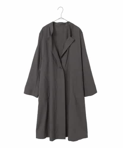 RLUED40470  ドレープワッシャーロング丈コート