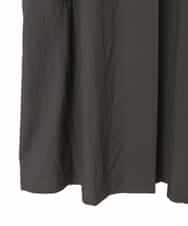 RLUED40470 HIROKO BIS GRANDE(ヒロコ ビス グランデ) ドレープワッシャーロング丈コート ダークグレー