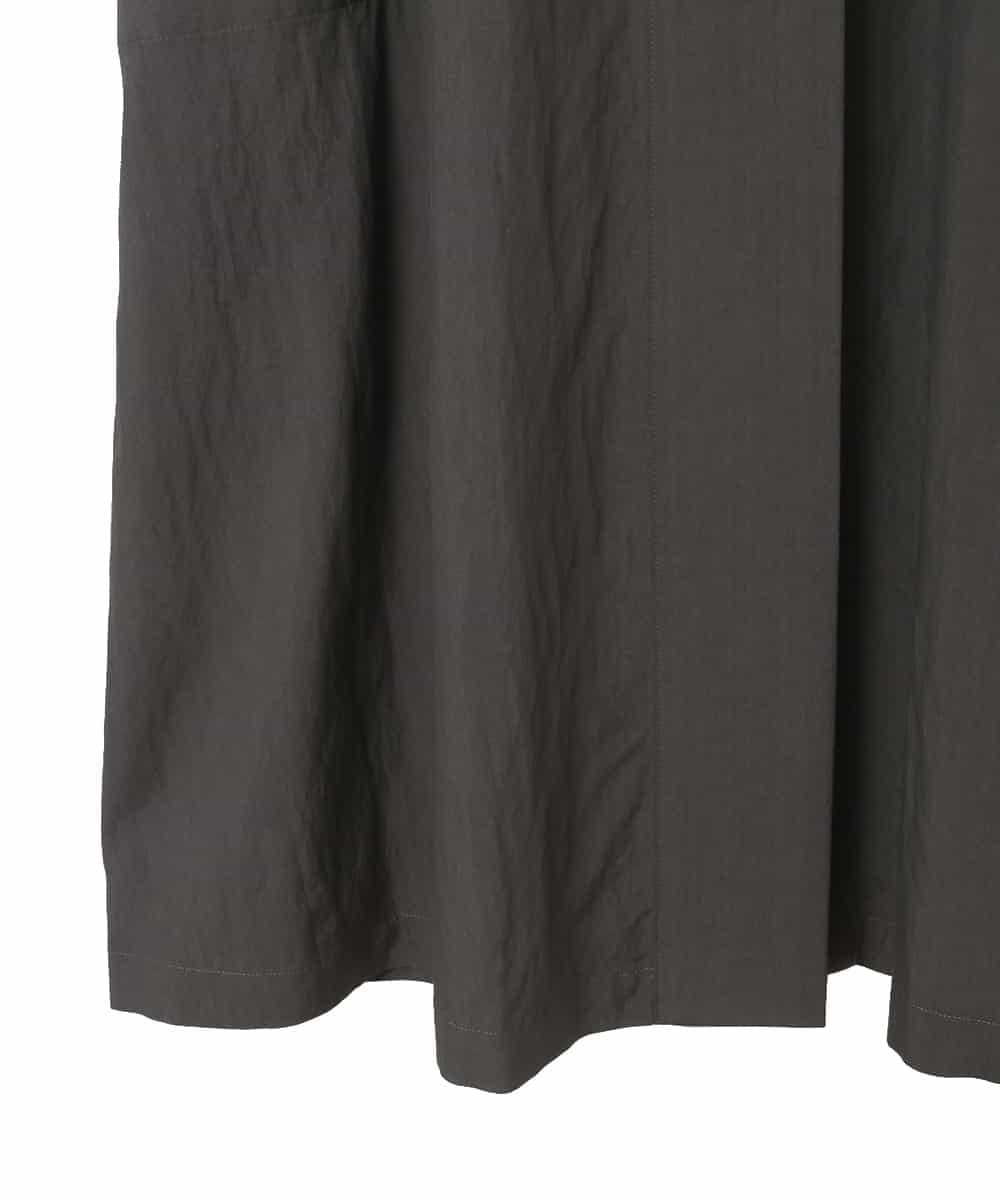 RLUED40470 HIROKO BIS GRANDE(ヒロコ ビス グランデ) ドレープワッシャーロング丈コート ダークグレー