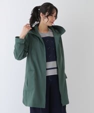 RLUES01550 HIROKO BIS GRANDE(ヒロコ ビス グランデ) ラウンドヘムステッチアクセントライトコート ベージュ