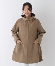 RLUES01550 HIROKO BIS GRANDE(ヒロコ ビス グランデ) ラウンドヘムステッチアクセントライトコート ベージュ