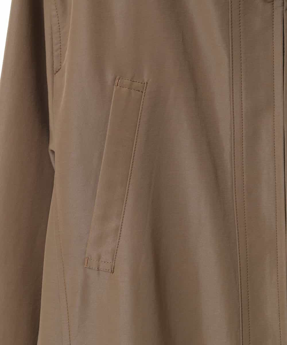 RLUES01550 HIROKO BIS GRANDE(ヒロコ ビス グランデ) ラウンドヘムステッチアクセントライトコート ベージュ