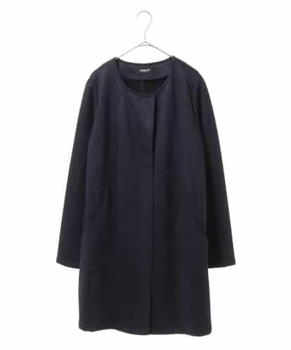RLULT10450 HIROKO BIS GRANDE ノーカラーフェイクスエードコート